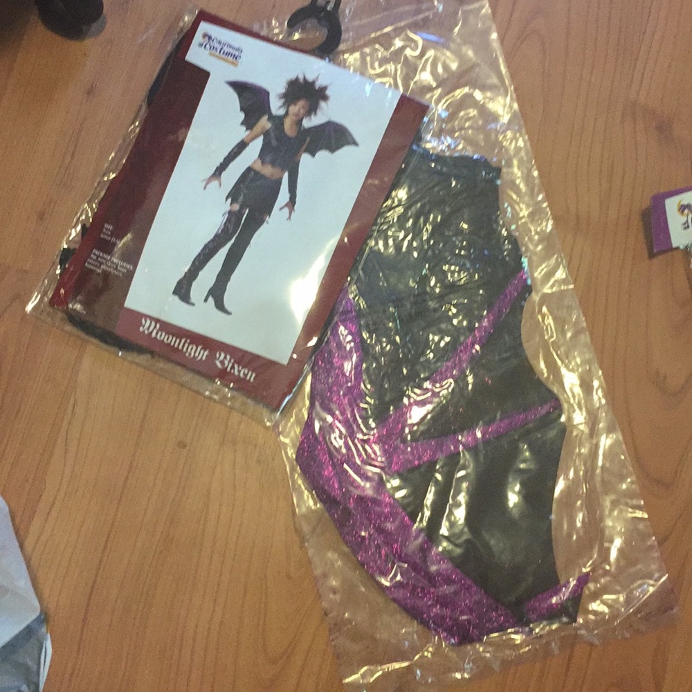 Vixen Evil Vampire bat Fairy Halloween Costume NWT